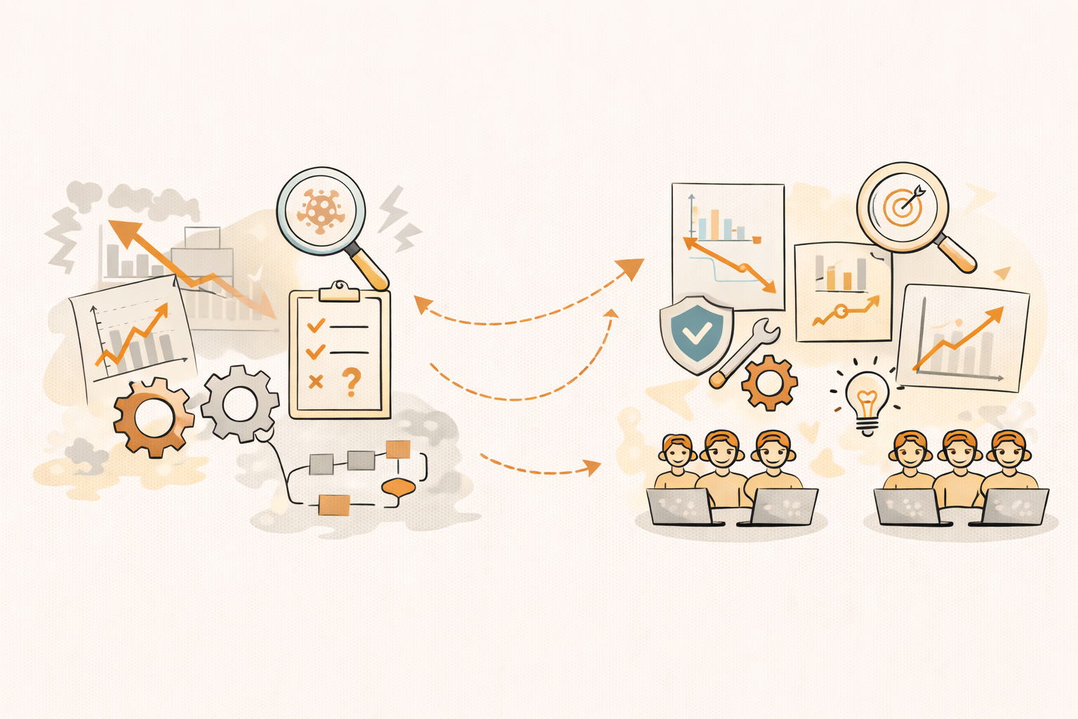 Evolve services for changing conditions